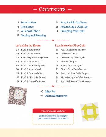 Pat Sloans Teach Me to Make My First Quilt # 11590