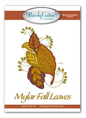 Mylar Fall Leaves