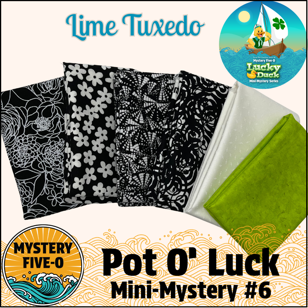 Mystery Five-0 - Lime Tuxedo - Pot O' Luck Mini Mystery #6