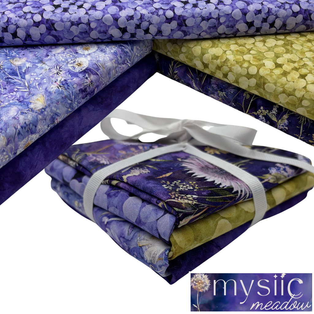 Mystic Meadow Fat Quarter Bundle - Dark  - 5 pack