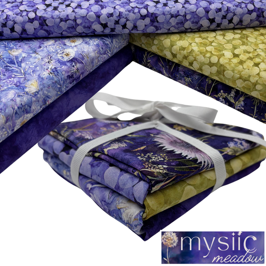 Mystic Meadow Fat Quarter Bundle - Dark  - 5 pack