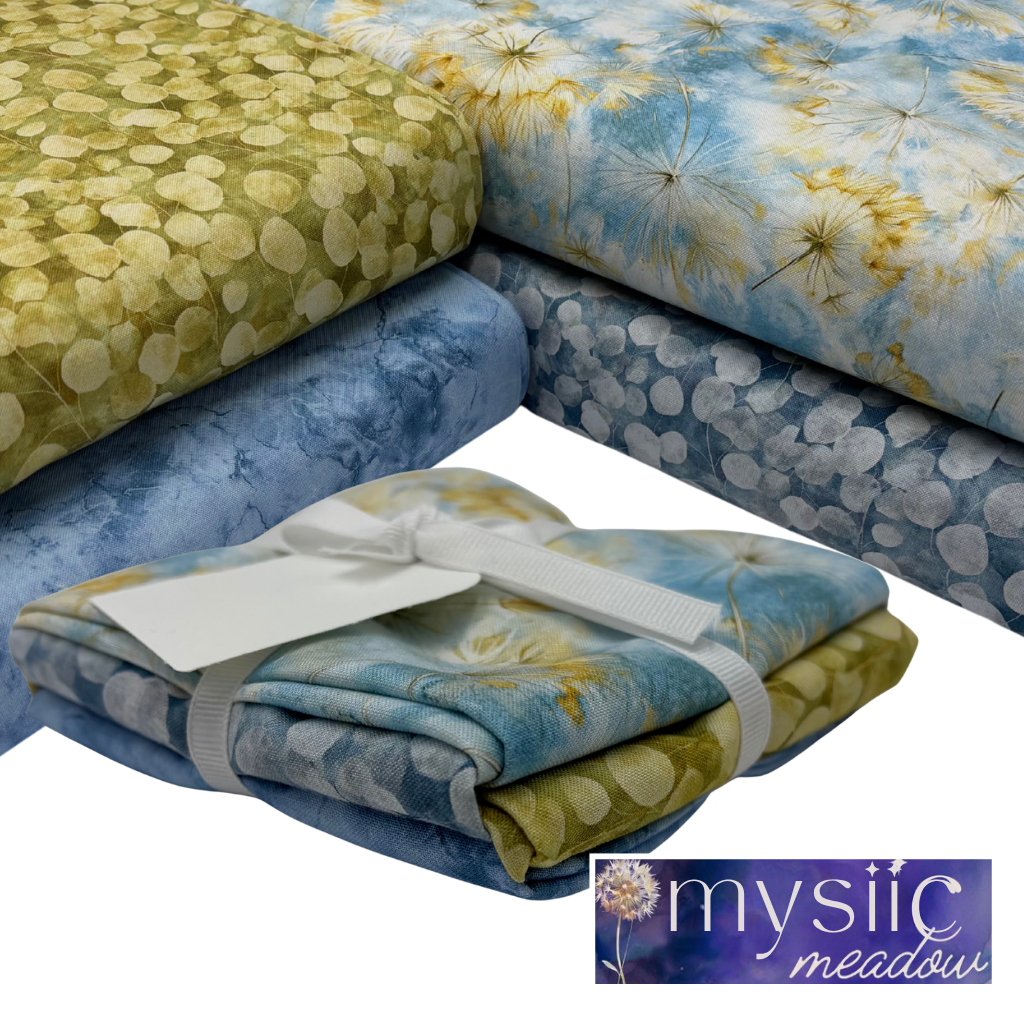 Mystic Meadow Fat Quarter Bundle - Light  - 4 pack