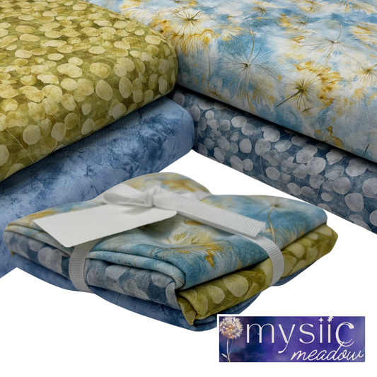 Mystic Meadow Fat Quarter Bundle - Light  - 4 pack