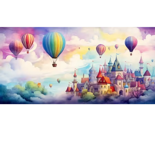 Mystical Fairy Land 35.5x18in Panel # ANI-020