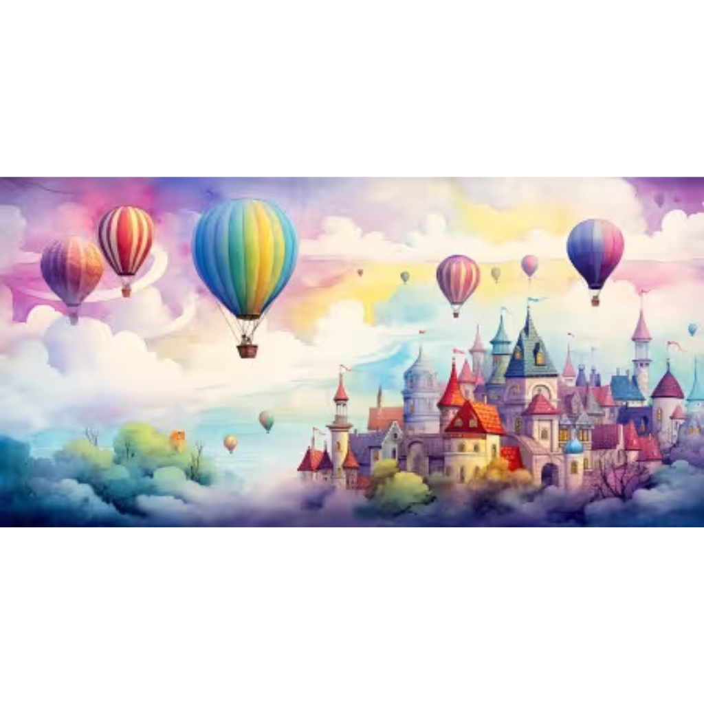 Mystical Fairy Land 35.5x18in Panel # ANI-020