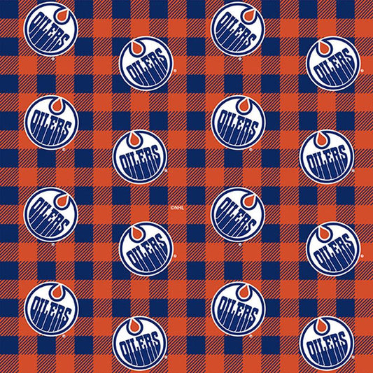 NHL Logo Oilers Flannel - 1192OIL