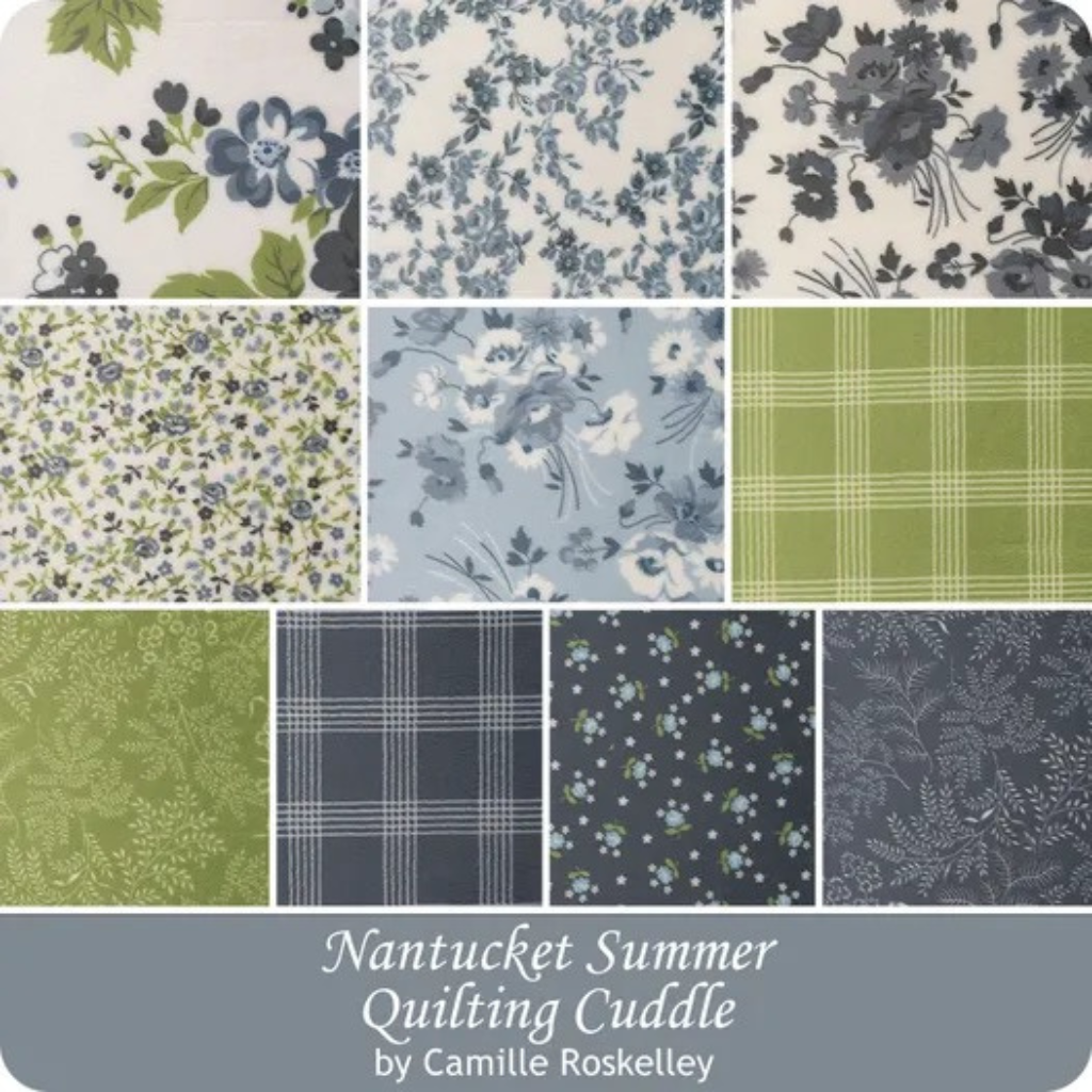 Nantucket Summer Quilting Cuddle Fat 1/4’s Bundle – 10 Pcs - F55260QC