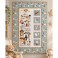 Nursery Rhyme Growth Chart - Green - Baby Quilt Kit
