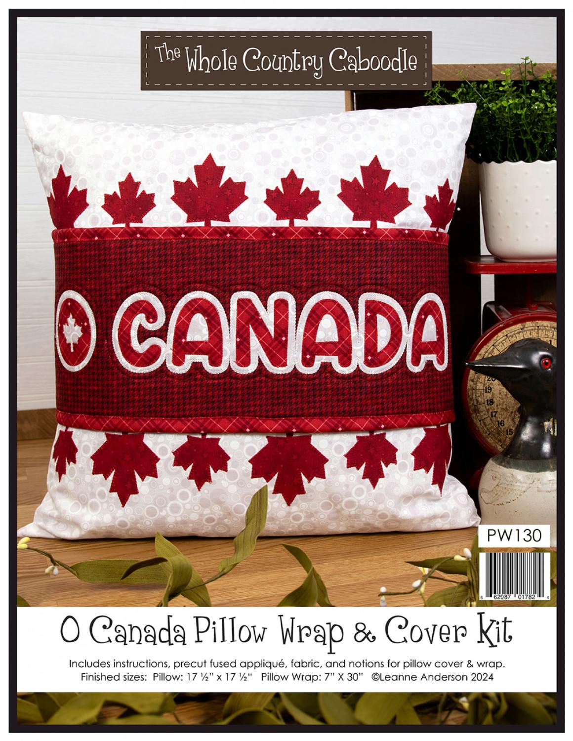 O Canada Pillow Wrap & Cover Kit # WCCPW130