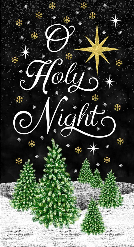 O Holy Night Panel - CD2870-Black