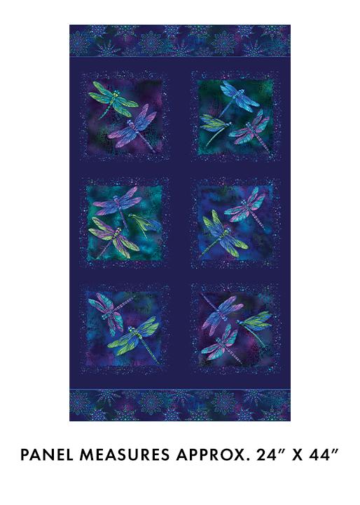 On Dragonfly Wings Panel - 16398P-99