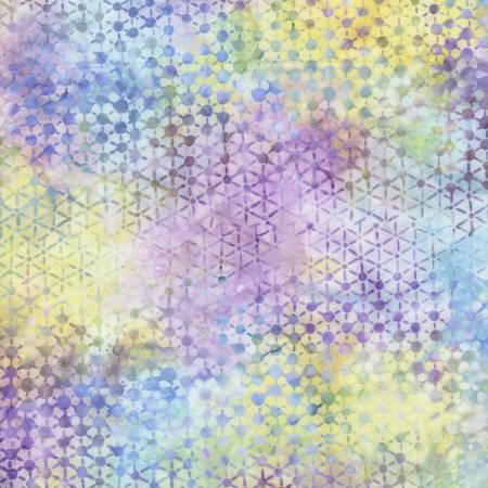 Opal Geo Floral Shape Batik # B2695-OPAL