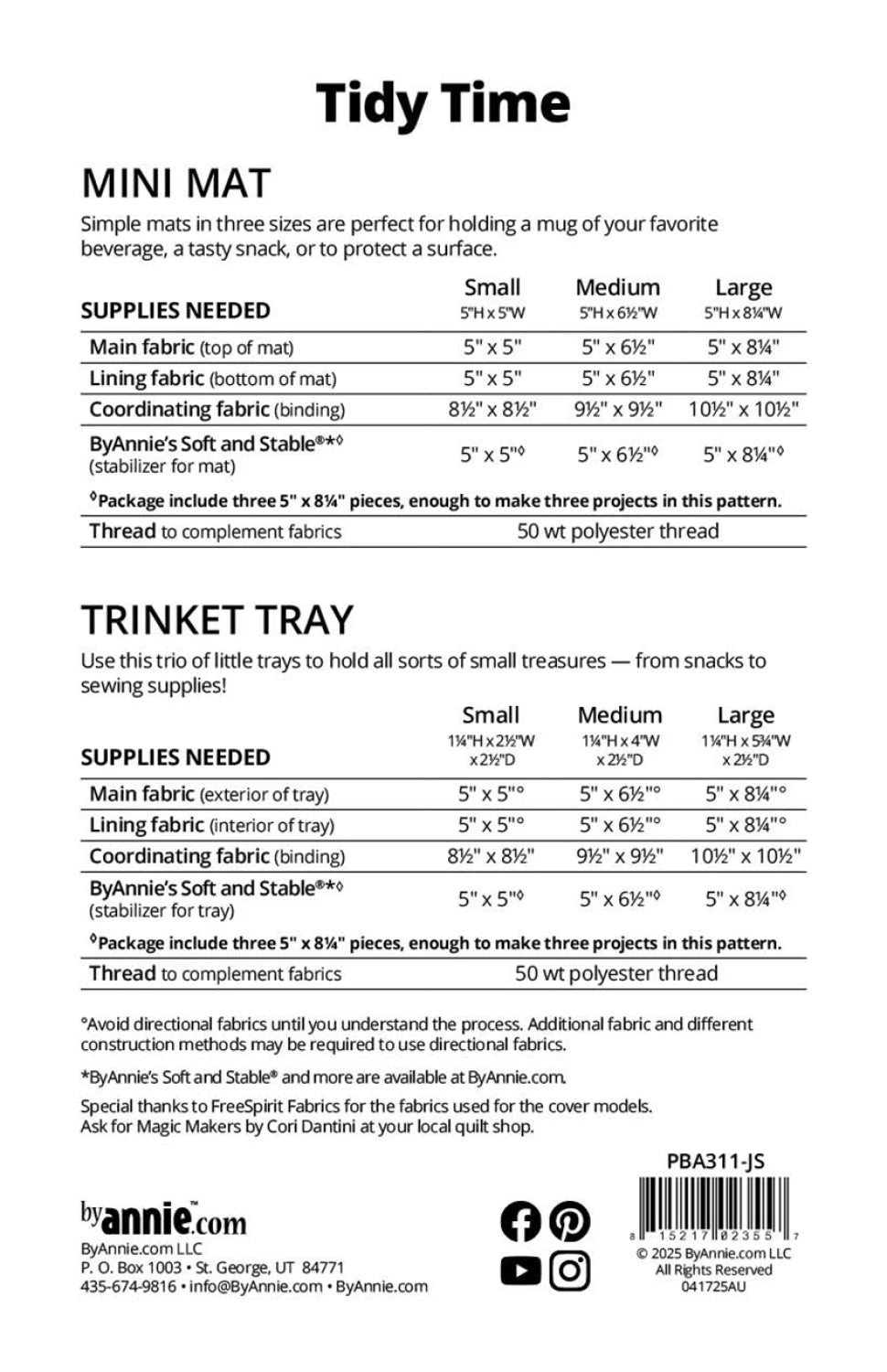 Tidy Time Jump Starters # PBA311-JS