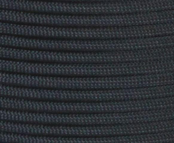 Paracord 550 - Black -  1/8" 30.5m(100 ft)