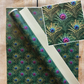 Peacock Feathers Printed Vinyl - 12in x 53in