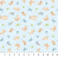 Peas in a Pod Flannel - Blue -  F29037-41