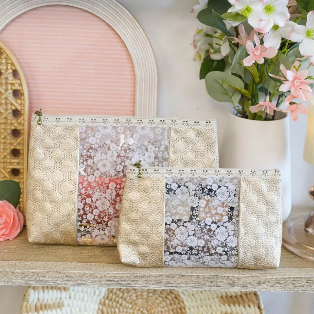 Peek A Bloom Zipper Pouches - KD5162