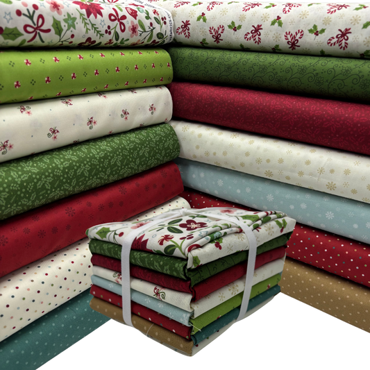 Peppermint & Pine - Fat Quarter Insurance Bundle - 14 Pack