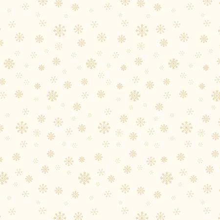 Peppermint & Pines  Cream Snowflake - R791915D-CREAM