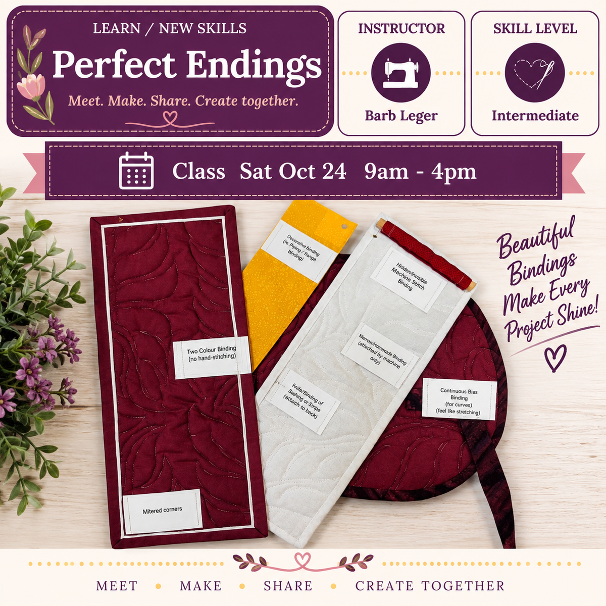 Perfect Endings -  Sat Oct 24 @9am