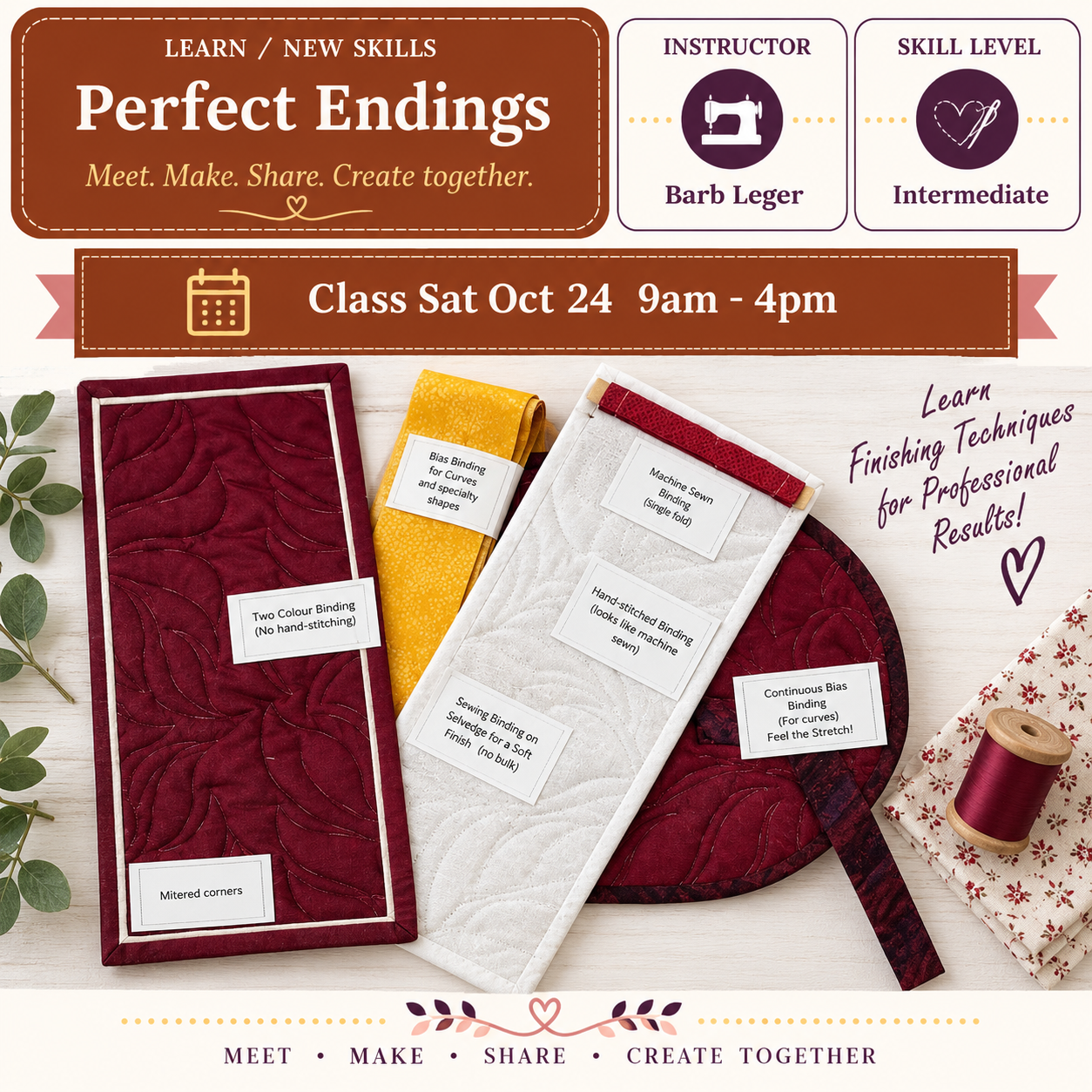 Perfect Endings -  Sat Oct 24 @9am