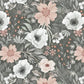 Petals & Pewter - Large Flowers - Gray - BQ4566-95