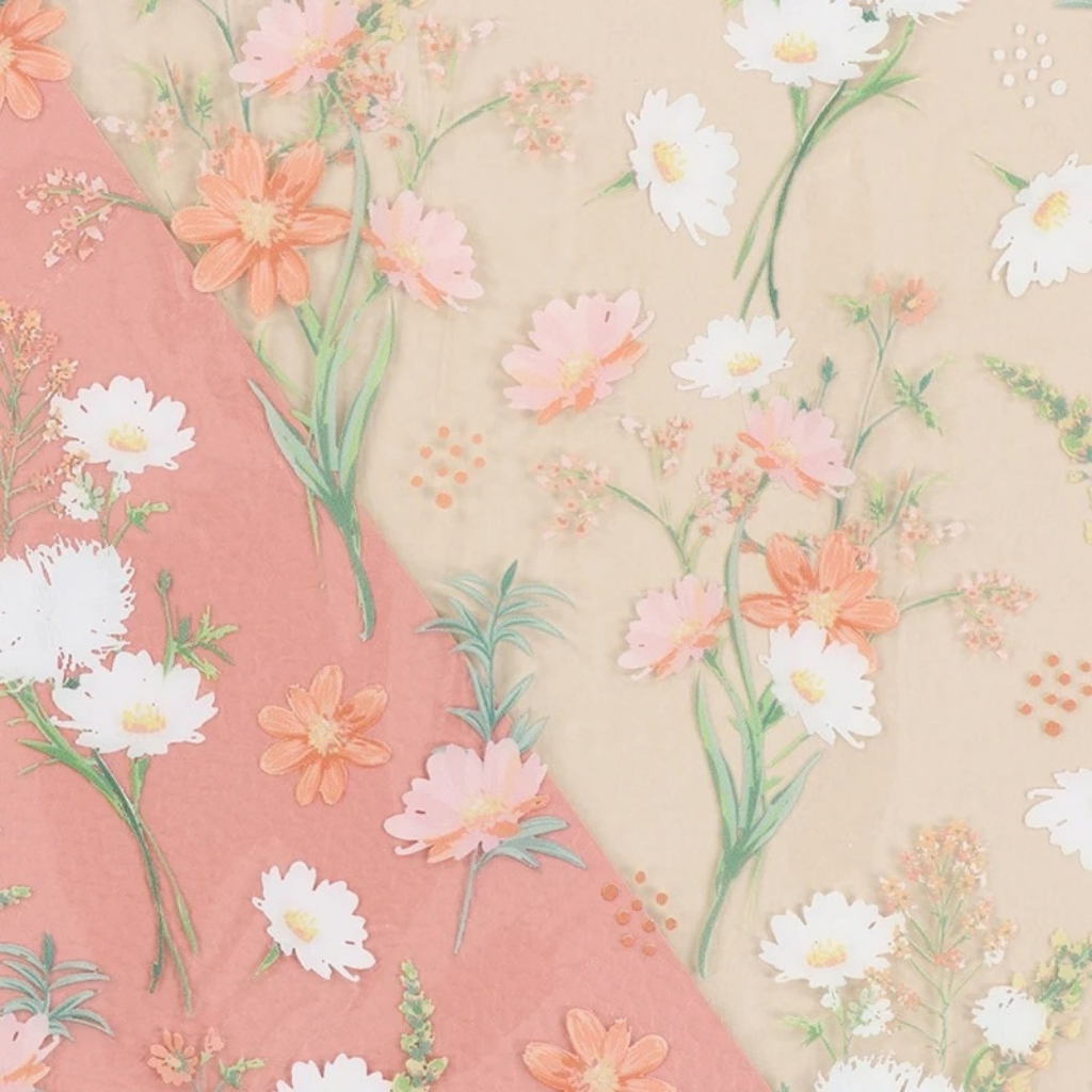 Pink Petal Mix Embroidery Vinyl - KDKB1332