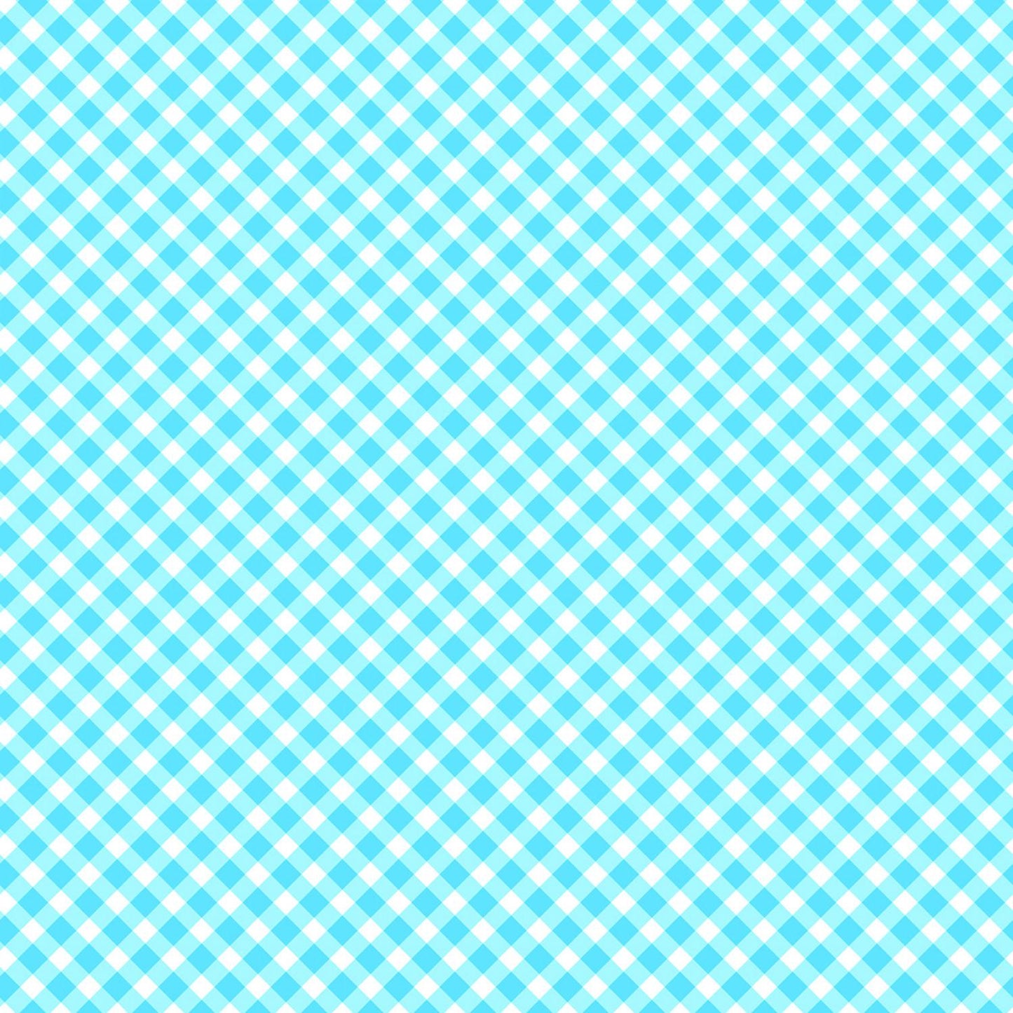 Playtime Flannel - Bias Gingham - Aqua - MASF10691-Q