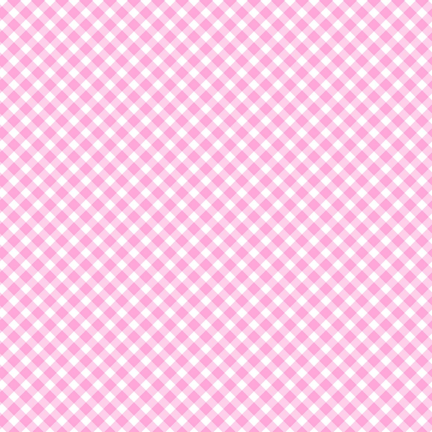 Playtime Flannel - Bias Gingham - Pink - MASF10691-P