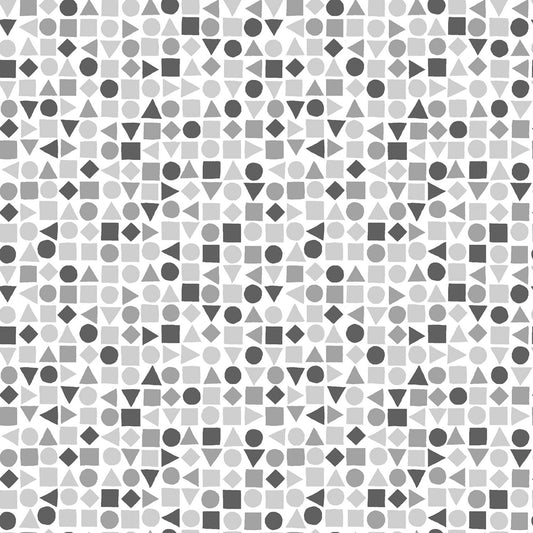 Playtime Flannel - Shapes - Black - MASF10694-J