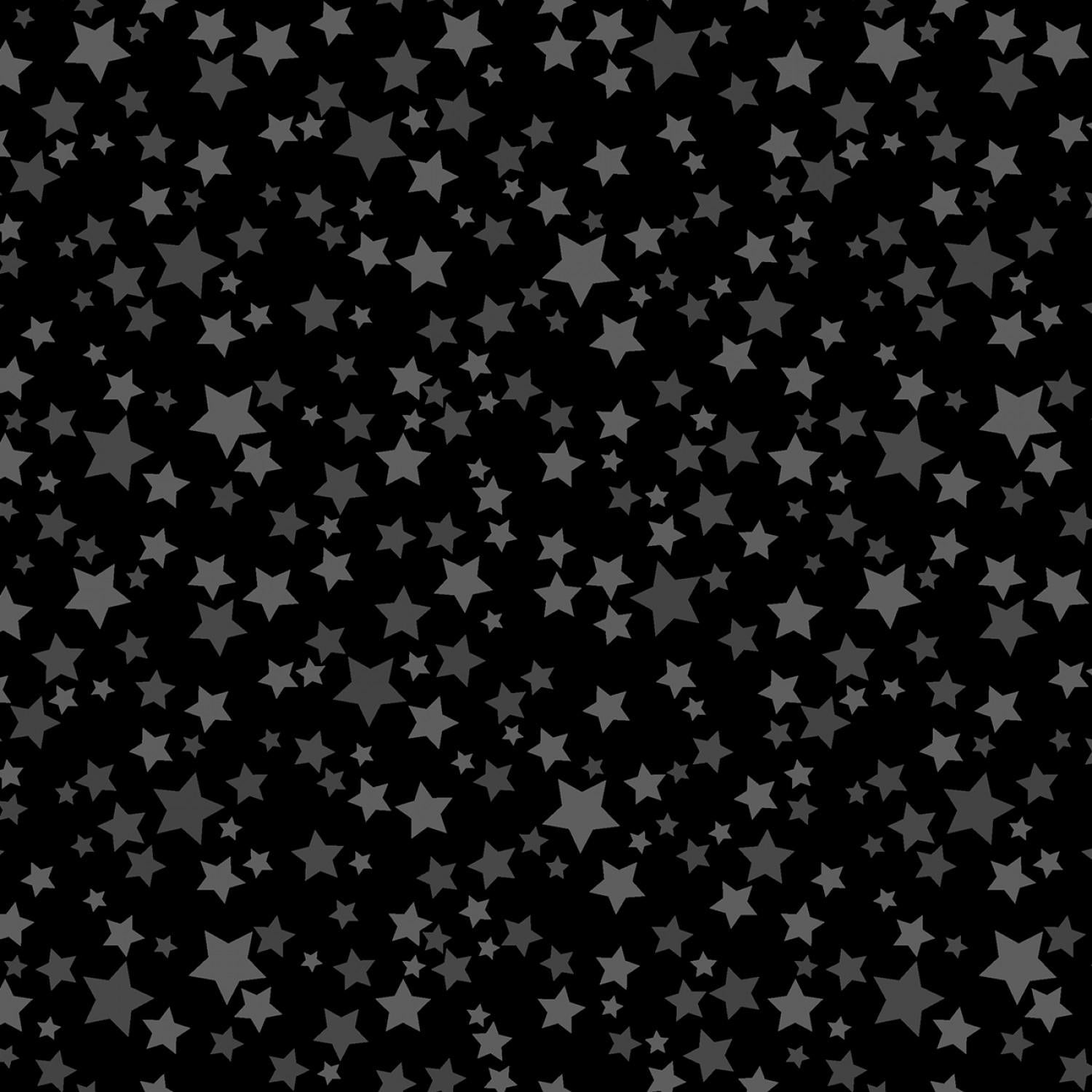 Playtime Flannel - Stars - Black - MASF10692-J