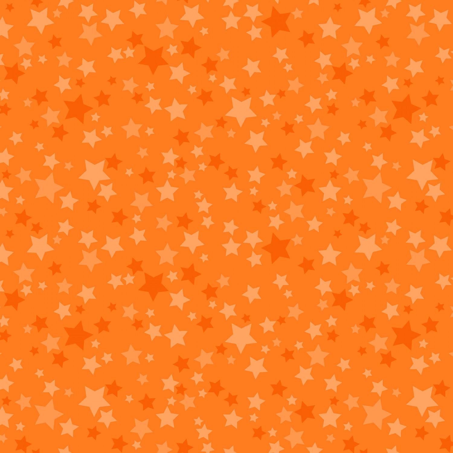 Playtime Flannel - Stars - Orange - MASF10692-O