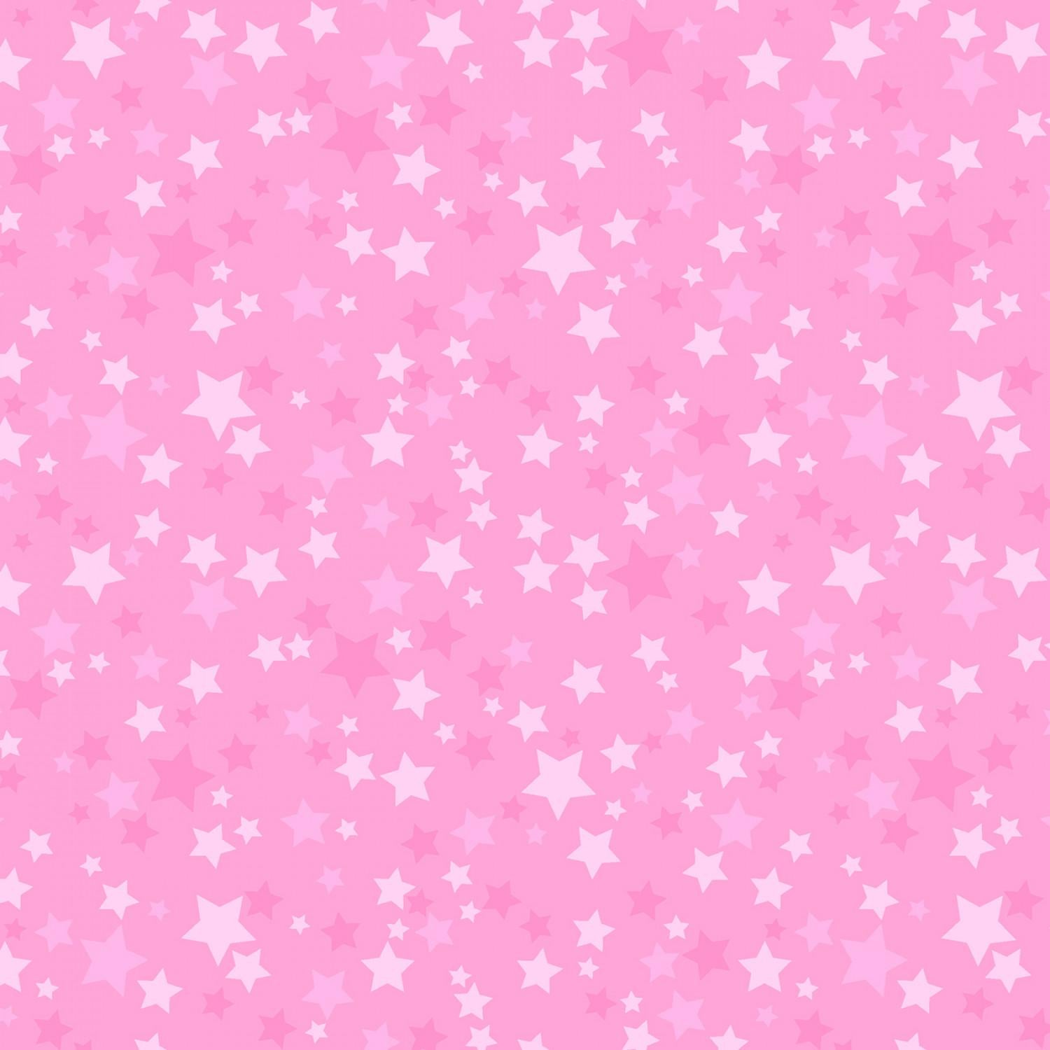 Playtime Flannel - Stars - Pink - MASF10692-P