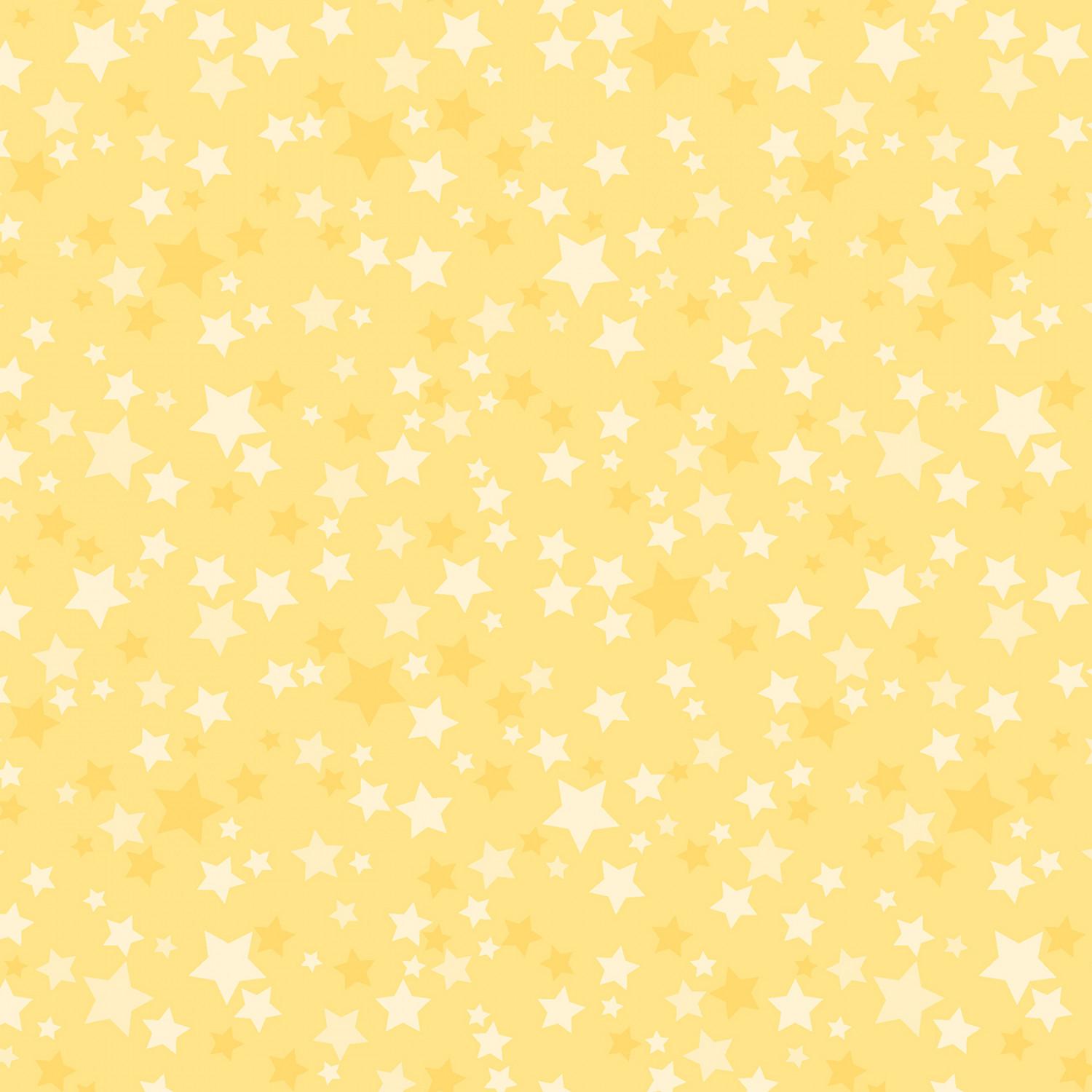 Playtime Flannel - Stars - Yellow - MASF10692-S