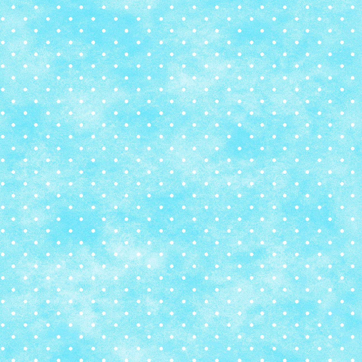 Playtime Flannel - Tiny Dot - Aqua - MASF10690-Q