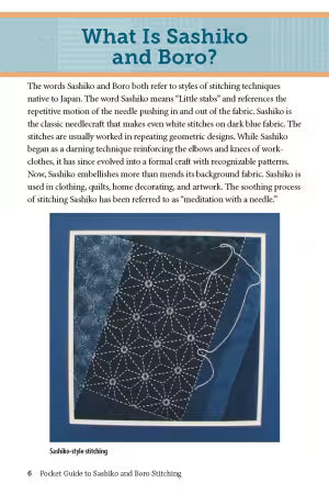 Pocket Guide to Sashiko and Boro Stitching # L0451P