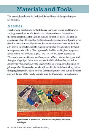 Pocket Guide to Sashiko and Boro Stitching # L0451P