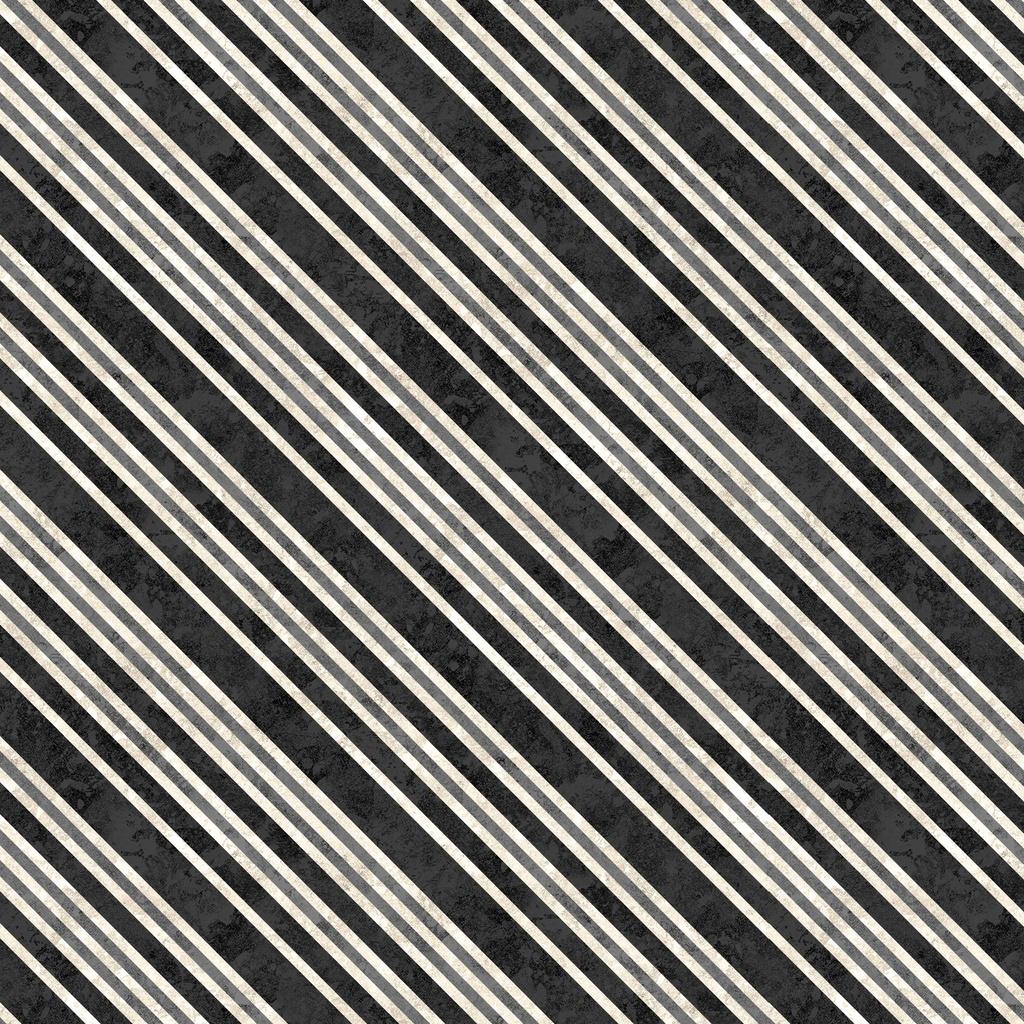 Poinsettia Radiance - Diagonal Stripe - Black/Grey - LMW110-11-707