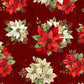 Poinsettia Radiance - Poinsettia Bouquets - Dark Red - LMW110-7-330