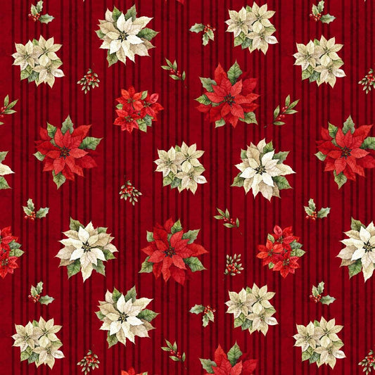 Poinsettia Radiance - Poinsettia Toss - Red - LMW110-8-330