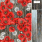 Poppy Meadow - Tote Bag Panel - Charcoal Multi - C29093-97