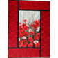 Poppy Meadow Offset Border Lap Quilt Kit