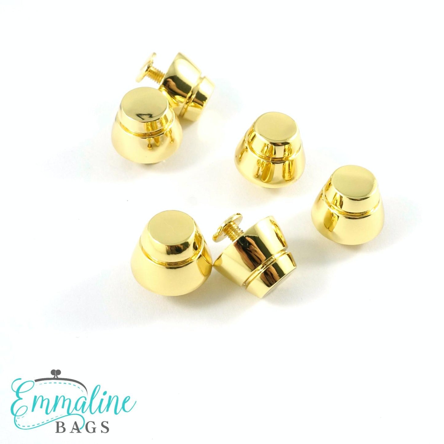 Premium Purse Feet - 14mm - 6 pack - EBFT4-14mm-GO/6
