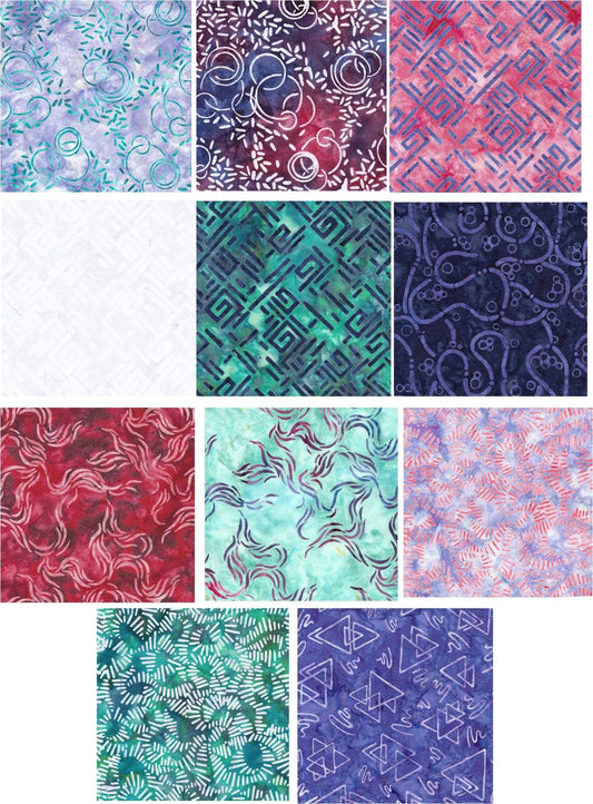 Pulsar Fat Quarter Bundle - 11 Pack