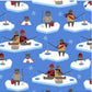 Purely Canadian Flannel - Ice Fishing - 22580-59 Ocean