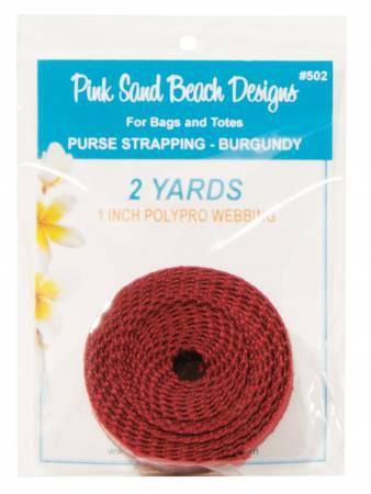 Purse Strapping - Burgandy - PSB502