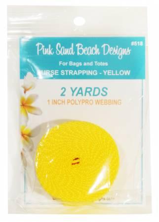 Purse Strapping 1in x 2 yds Yellow # PSB518