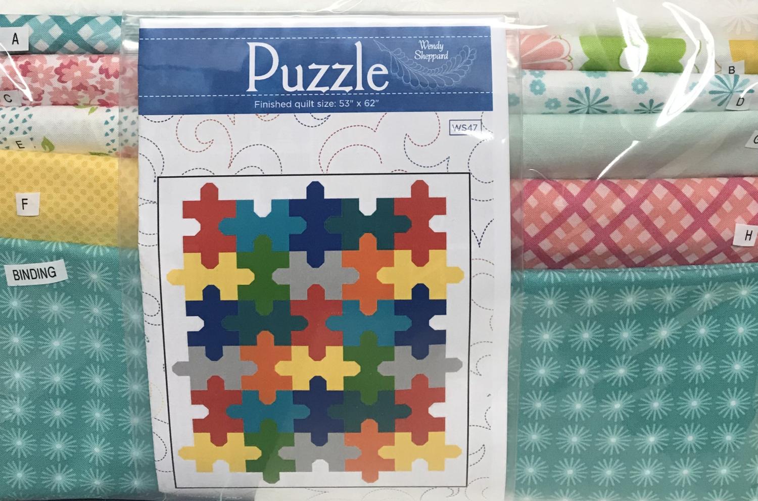 Puzzle Lap Quilt Kit