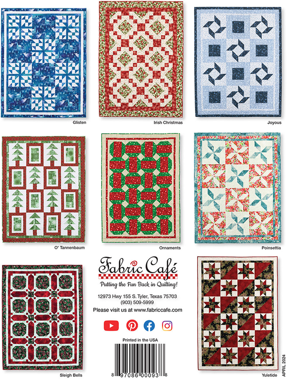 Quick Christmas 3-Yard Quilts # FC032442