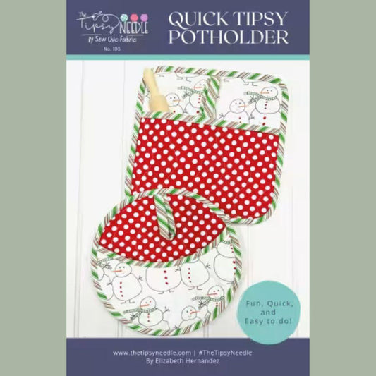 Quick Tipsy Potholders # TTN-105